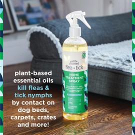 Pet Life Unlimited Natural Flea and Tick 3-Step Kit - Flea and Tick Spray for Dogs, Flea Spray for Home, and Flea and Tick Shampoo for Dogs - Plant-Based Flea and Tick Kit - Made in USA - 3-Step Kit