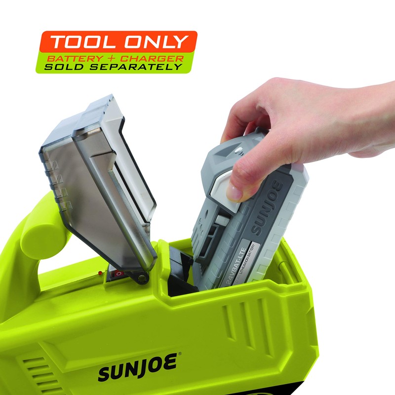 Sun Joe 24V-XFP5-CT 24-Volt IONMAX Cordless 5.0-GPM Transfer Pump, 13-Ft