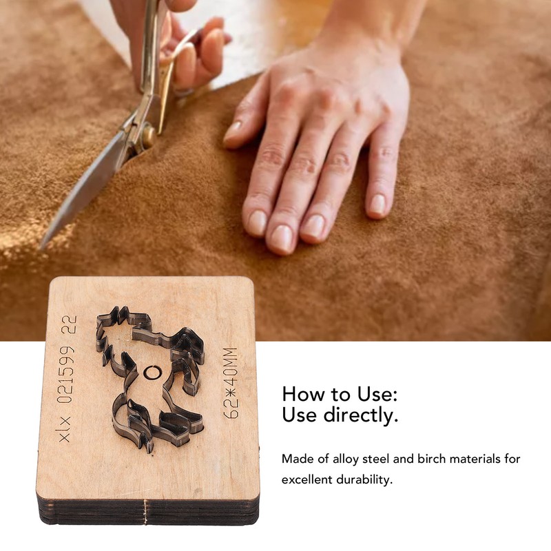 Leather Cutting Die Horse Shape Punch Cutter Craft Mould Tool