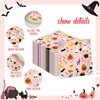 50 Pack Halloween Paper Napkins Cartoon Ghost Pumpkin Spider Web