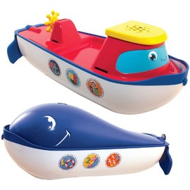 SwimWays Flip Float Whale Tugboat