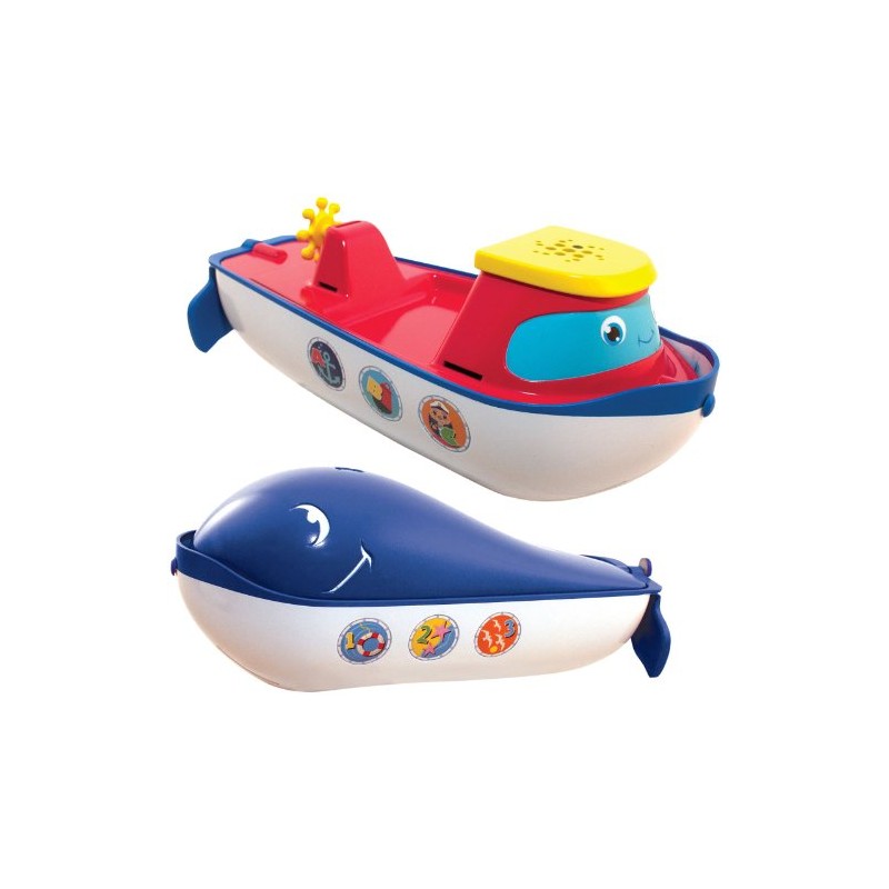 SwimWays Flip Float Whale Tugboat