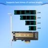 CERRXIAN M.2 NVMe to PCIe 4.0 X1 Adapter,M.2 SSD NVME