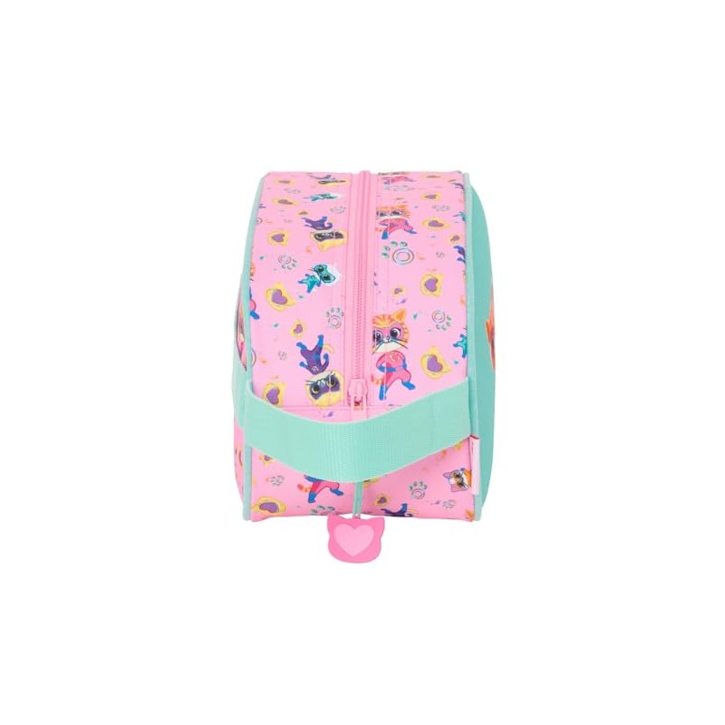 Safta Superkitties Children's Toiletry Bag, Medium with Handle, Children's Toiletry