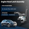 X AUTOHAUX Car Hood Latch Assembly for Honda Pilot 2009