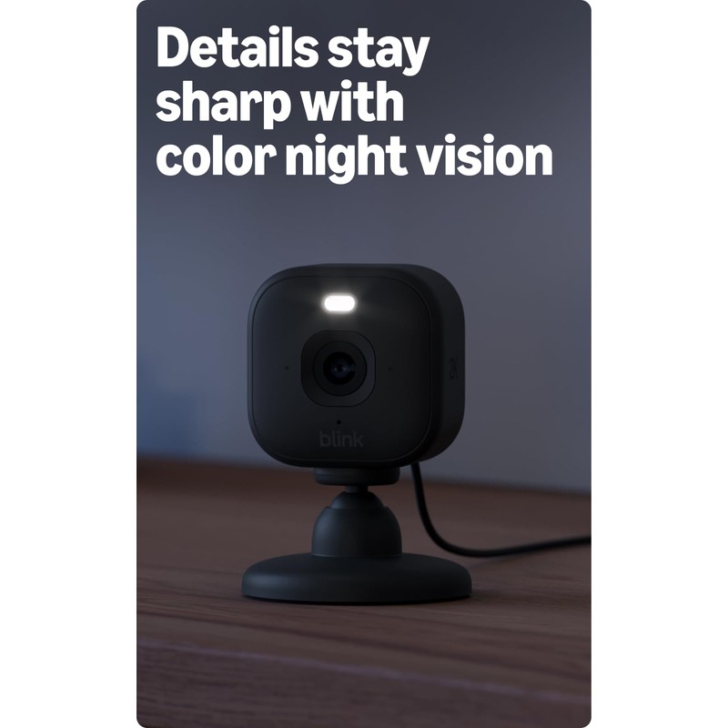 Blink Mini 2K+ (newest model) – Plug-in Home & Pet