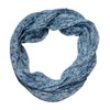 beybey® Delicate women's loop scarf made from a very fine