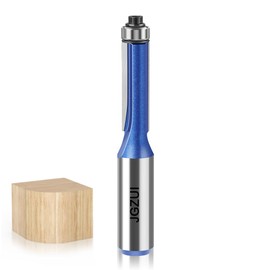 Flush Trim Router Bit 1/2 Inch Shank, Straight Flush Trim Router Bit for Woodworking, 3/8" Diameter