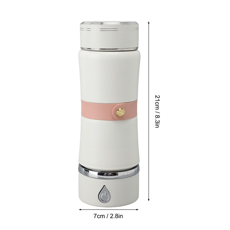 420ml Hydrogen Rich Water Bottle Rechargeable Healthy Portable Hydrogen Water