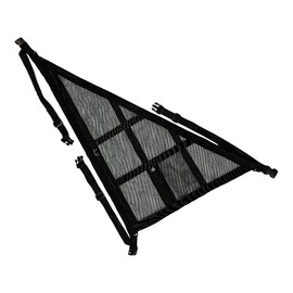 GAOLAOSY 3 Handles Car Ceiling Cargo Net, 31.5"×20.9" Load-Bearing Car Roof Storage Mesh with Adjustable Buckle, Double-Layer Mesh Organizer Auto Interior Camping Essentials for Road Trip (S)