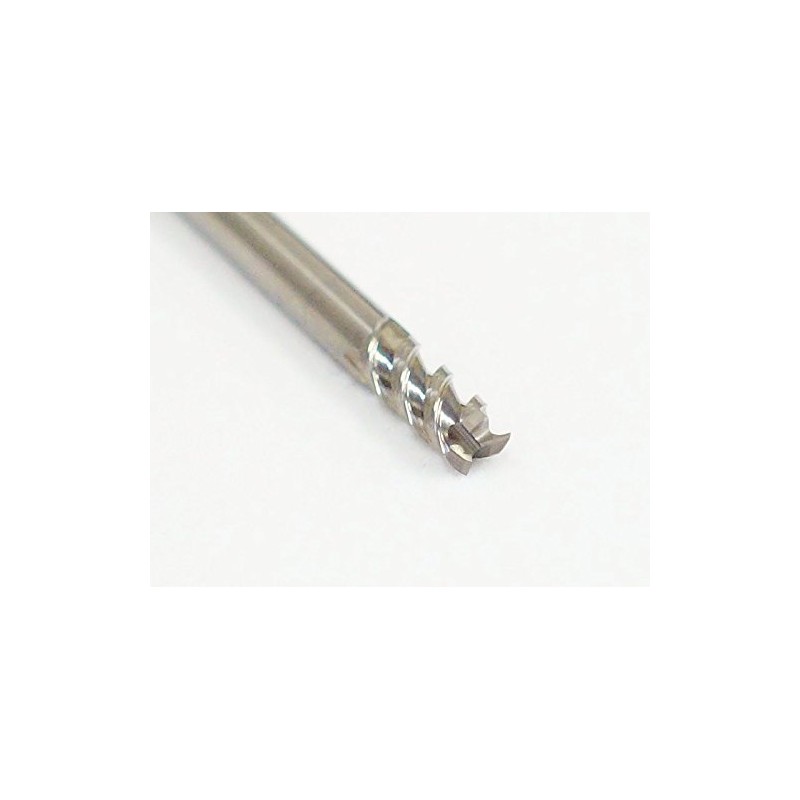 2233 PPLS Flat End Mill, For Aluminum, Carbide Blade, HRC55
