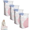 No‑pump Vacuum Storage Bags – Press & Seal, Reusable Space