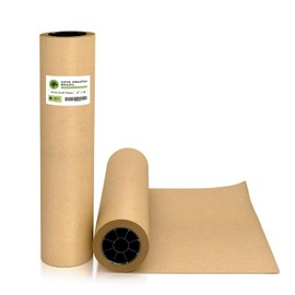 Brown Kraft Paper Roll - 18" x 1,200" (100') 100% Recycled - Ideal for Packing, Moving, Gift Wrapping, Postal, Shipping, Parcel, Wall Art, Crafts, Bulletin Boards, Floor Covering, Table Runner