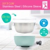 Elk and Friends Stainless Steel Bowls with Silicone Sleeve for