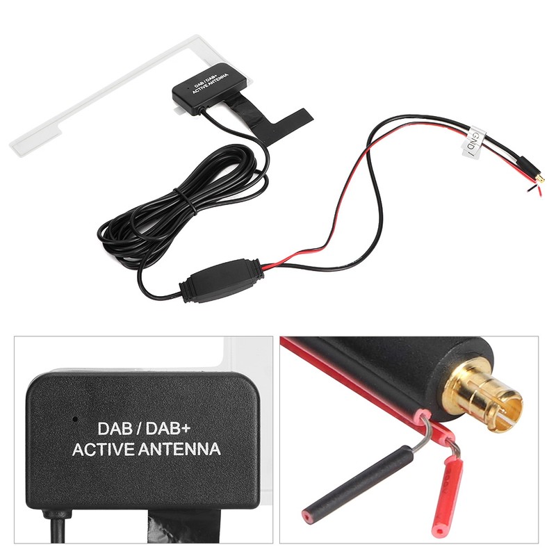 3Meters DAB MCX 20db Digital Radio Patch Concealed Aerial Antenna