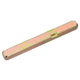 uxcell Door Knob Spindle, Spare Door Handle Spindle Bar, 80mm Long Door Spindle Replacement Door Handle Parts for 25mm Thick Doors, Gold