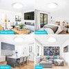 libtit 12 inch Flush Mount LED Ceiling Light Fixture, 3000K