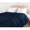 Utopia Bedding Navy 100% Cotton Blanket [Queen Size - 90x90
