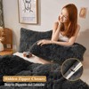 XeGe 2 Pack Fluffy Faux Fur Pillowcases, Soft Plush Shaggy