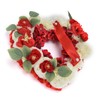 Artificial Heart Shaped Wreaths Wedding Wreaths Fake Flowers Decoration for