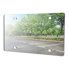 4 Pack Blank License Plate Laser Cut Mirrored 12" x 6" Custom Vanity Plates with 4 Holes Reflective Acrylic for DIY Craft Projects and Customizing Cars Trucks and SUVs by Marketing Holders