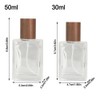 SCOLAND 30/50ml Perfume Bottle Glass Refillable Perfume Atomizer Bottle with