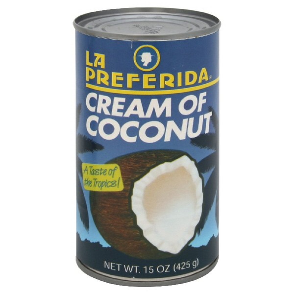 La Preferida Drink Mix Cream of Coconut, 15-Ounce (Pack of 12)