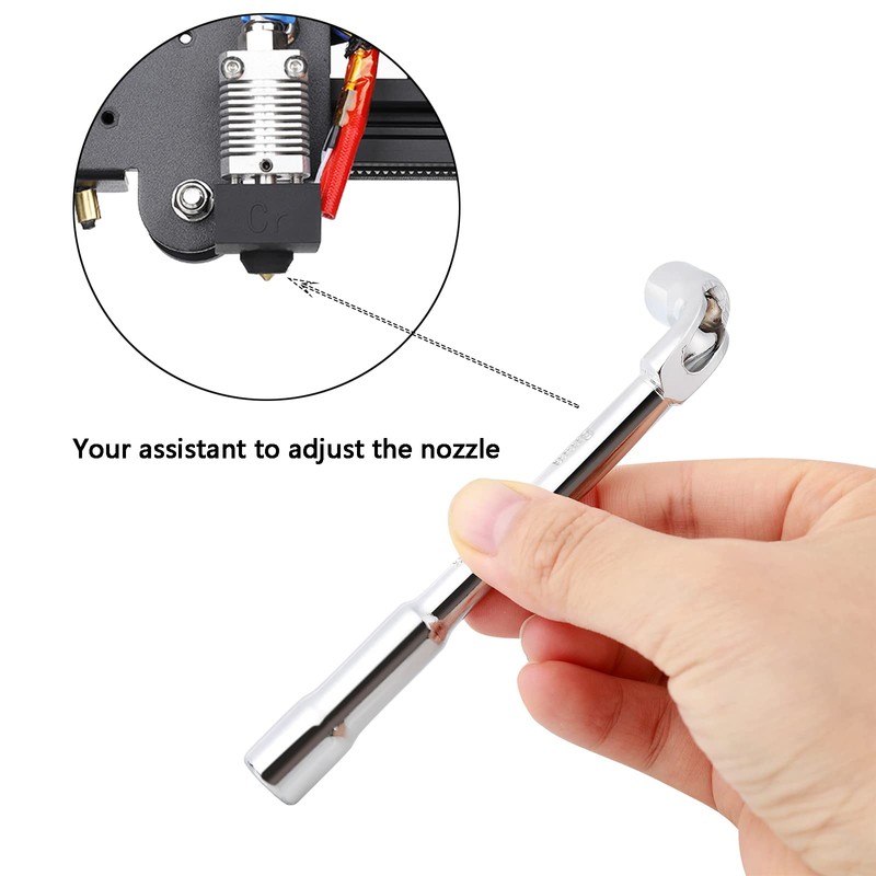 Comgrow 25PCS MK8 Ender 3 V2 Nozzles 0.4MM, 3D Printer