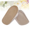 2Pcs 1Cm Height Increase Half Insoles Comfortable Leather Inserts for