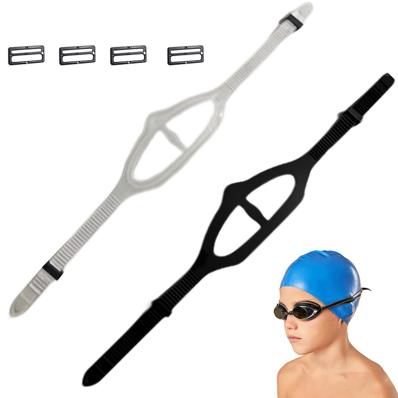 Pilarmuture 2pcs Replacement Mask Strap, Silicone Dive Mask Strap Replacement