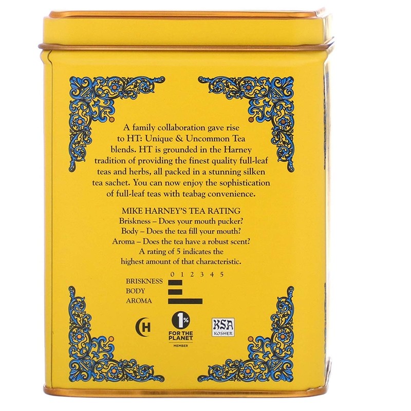 Harney & Sons Master Yellow & Blue Tea Tin -