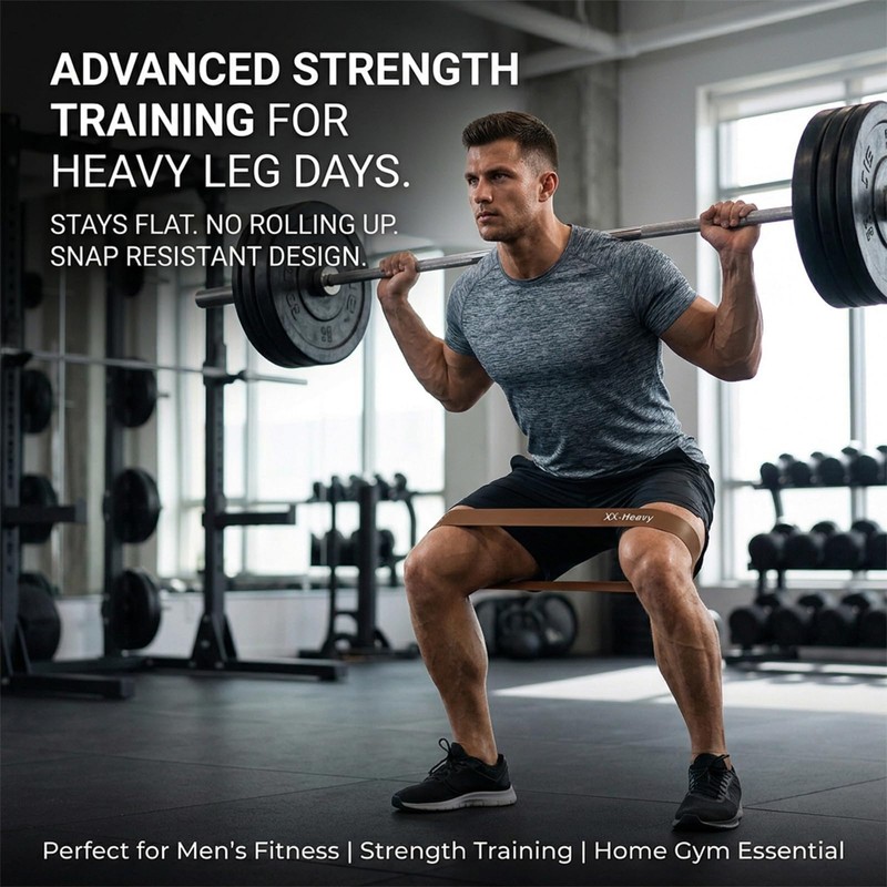 Criyar 6 Pack XX-Heavy Resistance Loop Bands, Thickened Natural Rubber