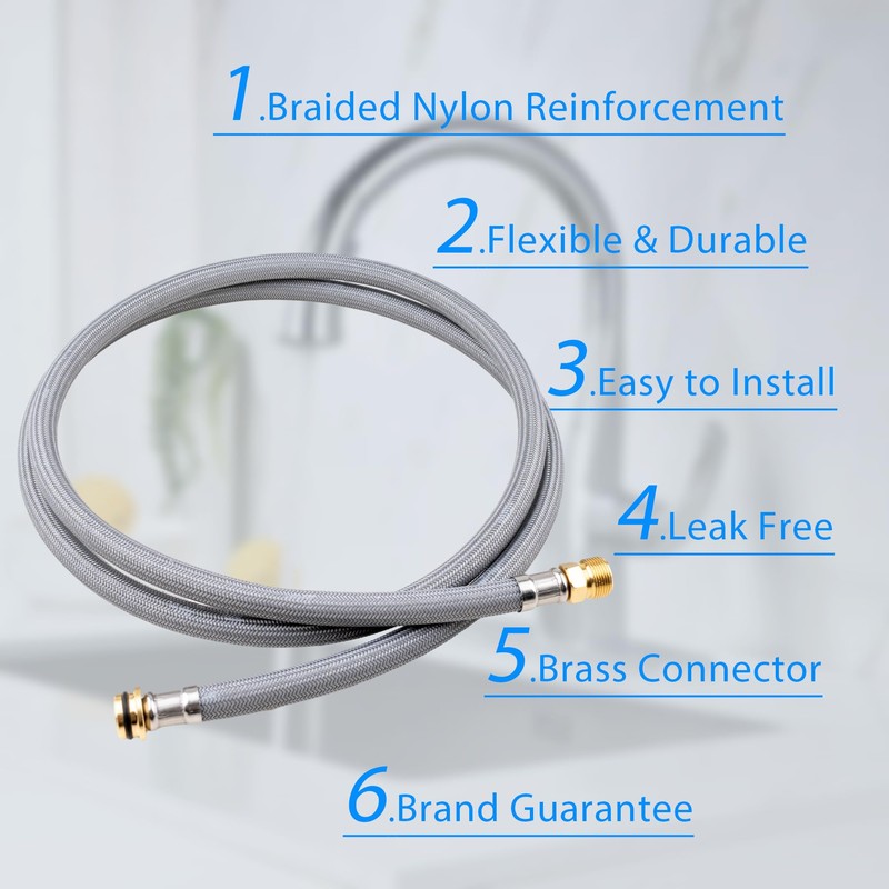faucet hose replacement parts for Grohe 48293000 Flexible Kitchen Faucets