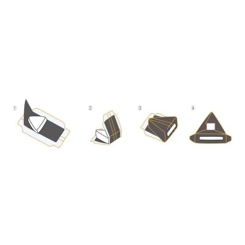 Onigiri Mould, Triangular Sushi Moulds, Rice Ball Maker, Food Safe,