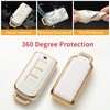 Gematay for Mitsubishi Key Fob Cover with Keychain Lanyard, Key