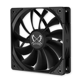 KFS1225FD20-P Original Design 4.7 inch (12 cm) Square Fan KAZE FLEX II 120 PWM Support Max 2000 rpm