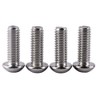 KOSJETHAS 20Pcs 1/4-20 x 1/2" Button Head Socket Cap Screws
