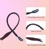 Braid Hair Extensions 6 Pcs Baby Braids Front Side Bang