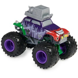 Monster Jam, camión Monstruo Joker Oficial, vehículo de Metal, Escala 1:64, Juguetes para niños a Partir de 3 años