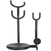 Curved Razor and Shaving Brush Stand Display Dry Brush Compatible