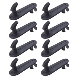 eMagTech 8pcs Car Mat Carpet Clips Plastic Black Compatible with Toyota Lexus Cars with Hook System PZ410-99350-01