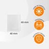 Airtight Plastic Clear Bags Ideal for Freezing Food, Document Storage,