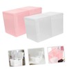 BUGUUYO 2pcs Cotton Swabs Holder with Lid Makeup Vanity Organizer