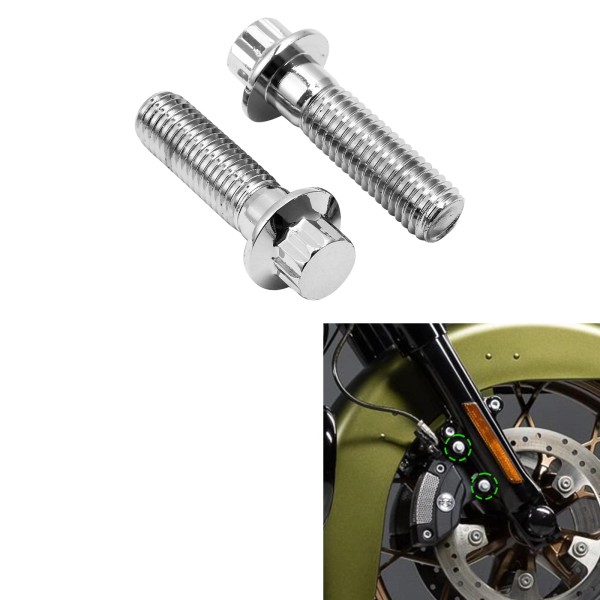 TCMT 10mm M10x1.5 Metric Front Brake Caliper Bolts Kit Fit