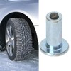 100PCS Non Slip Tire Studs Replacement Universal Wheel Metal Studs