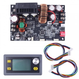 DC Buck Converter, XY-6020L 1200W DC-DC Step Down Power Supply Module, 6V-70V to 0-60V 0-20A CVCC Adjustable Voltage Transformer with LCD Display and Fan