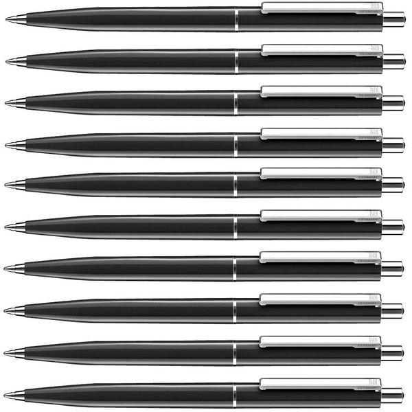 allpremio Pack of 50 Ballpoint Pens Black Quality – Black