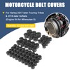 Motorcycle Bolt Covers Engine Head Bolt Toppers Caps Kit for