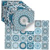 STOBAZA Sturdy PVC Kitchen Tile Decals 48pcs Removable Wall Stickers
