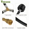 Y Shape Propane Splitter Hose QCC1 Inlet & POL/QCC Outlet